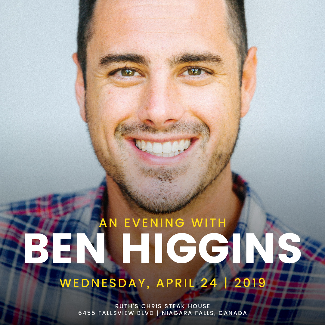 Evening with Ben Higgins  Hotel Packages - 